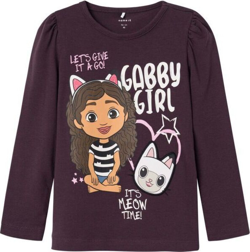Name It Nmfjuliet Gabby's genser, Plum Perfect
