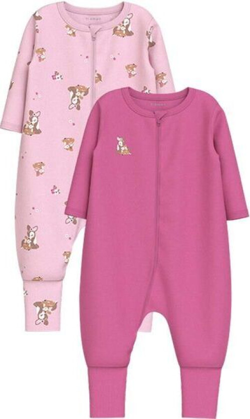 Bilde av Name It Nbfnightsuit 2-pack heldress/pyjamas, Ibis Rose