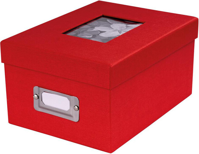 DÃRR Foto- og gaveeske UniTex (10x15cm) Rød