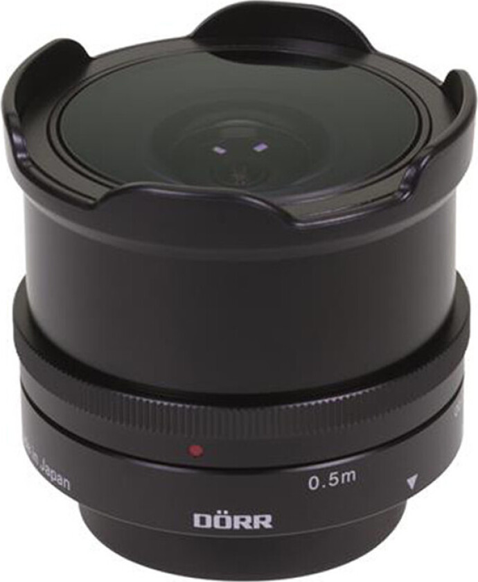 DÃRR Fisheye-objektiv for Canon EOS M - 12mm - f/7.4