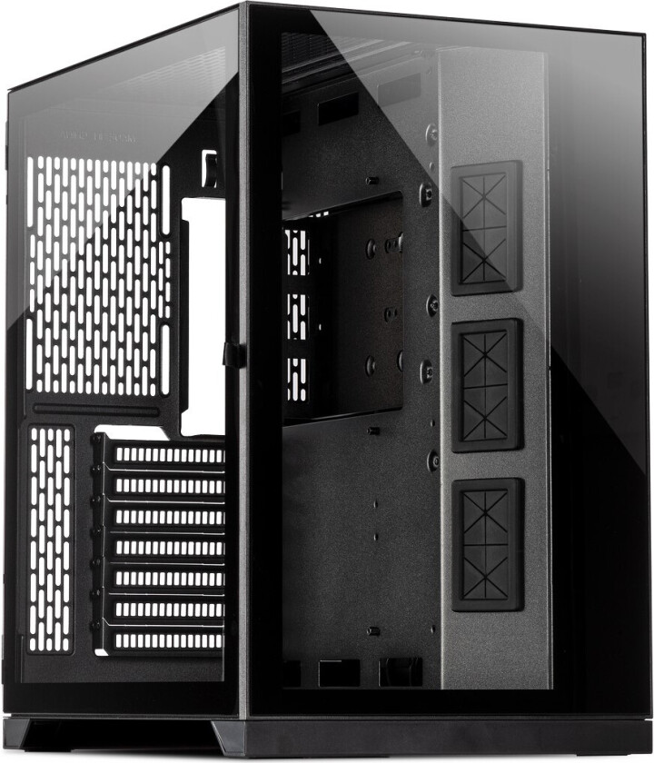 Inter-Tech C-702 Diorama Gaming PC-skap - 2xAudio, 2xUSB-A 2.0, USB-A 3.2 - ATX/Micro-ATX/ITX