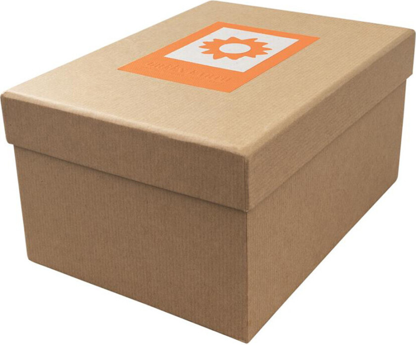 DÃRR Foto- og gaveeske Jord (10x15cm) Soloransje