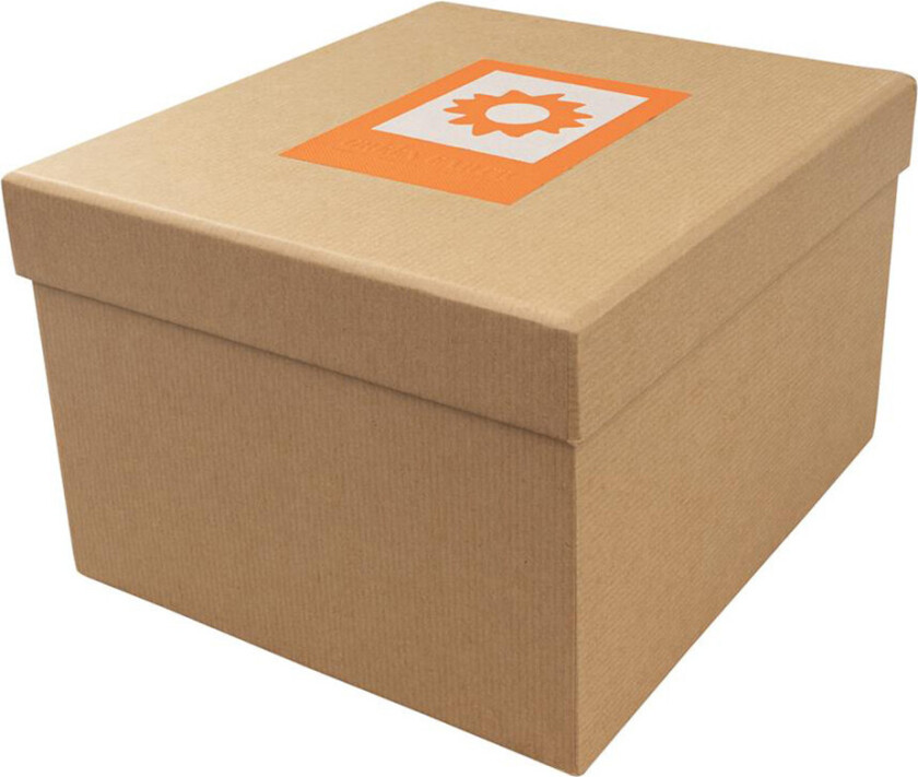 DÃRR Foto- og gaveeske Jord (13x18cm) Soloransje