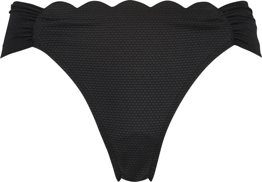 Scallop Bikini Truse, Farge: Nero, Størrelse: M, Kvinner