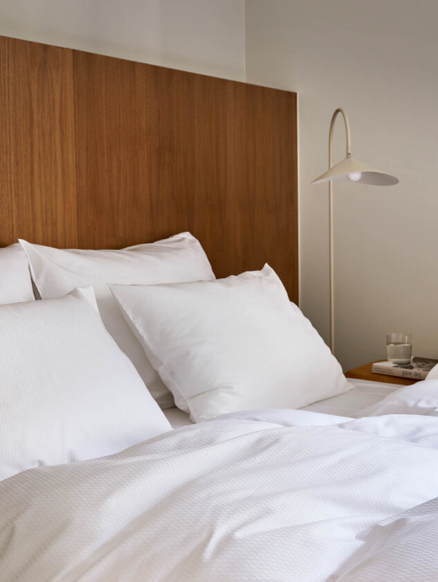 Nobel sengesett hvit