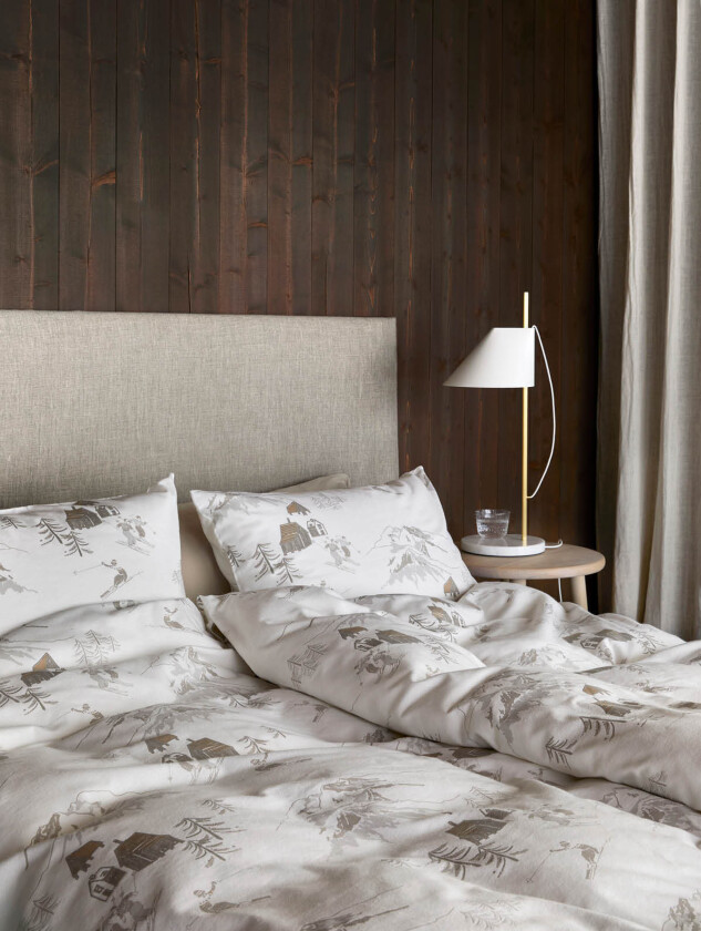 Trysil sengesett dempet brun