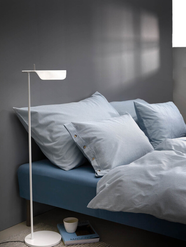 Balder sengesett blå