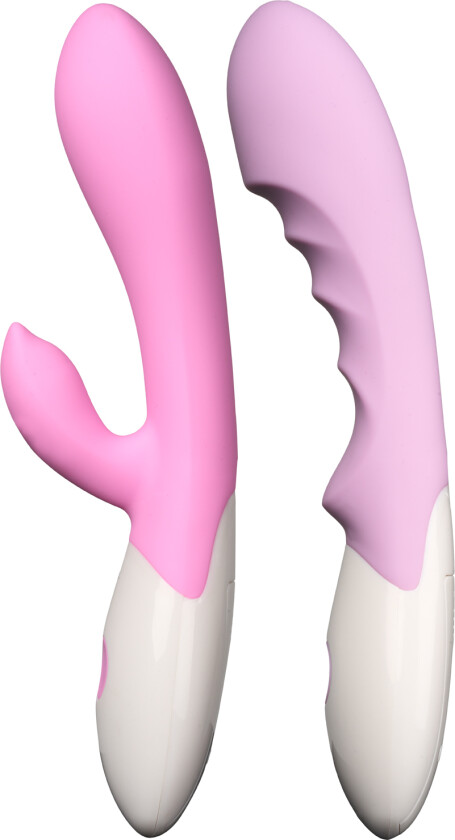 Begynner Pleasure Vibrator Sett     - Lyserosa