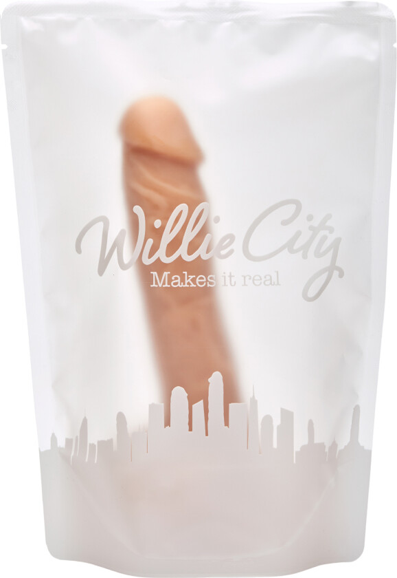 Luxe Realistisk Silikondildo 21 cm - Beige