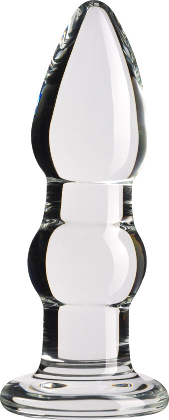 Groove Stor Glass Analplugg     - Klar