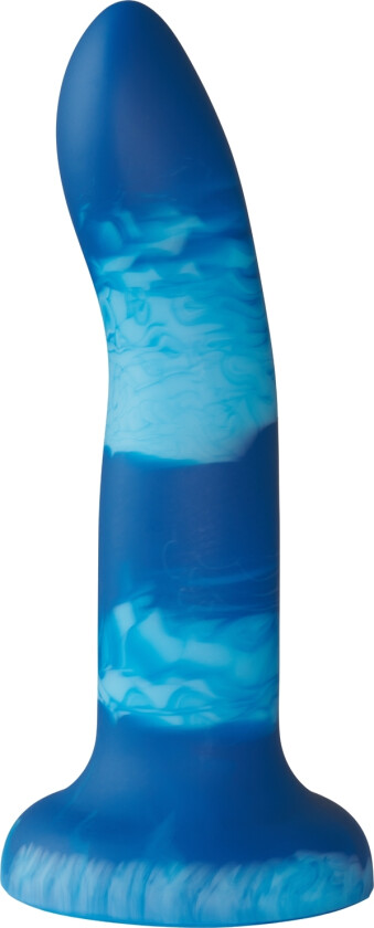 Business Blue Space Dildo 18 cm - Blå