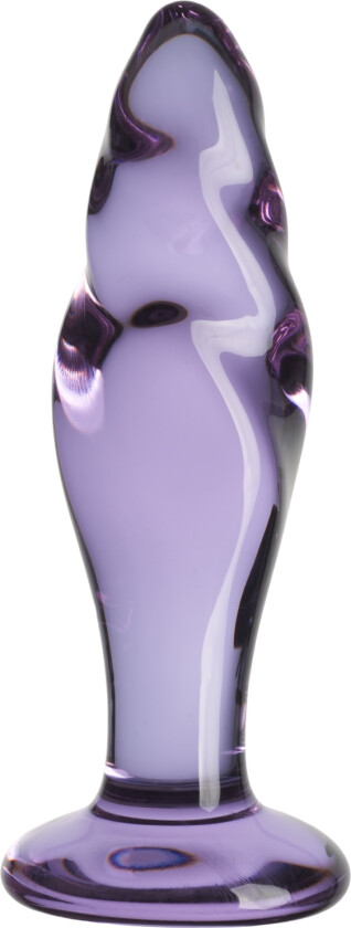Twisted Lover Analplugg i Glass    - Lilla