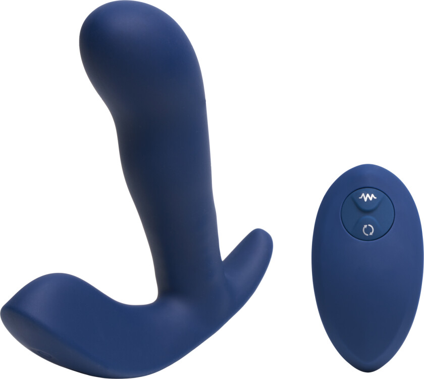 Rimming Oppladbar Prostatavibrator - Blå