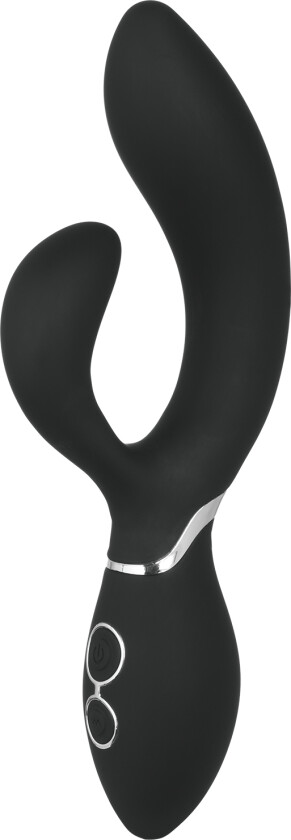 Bendy Oppladbar Rabbitvibrator      - Svart
