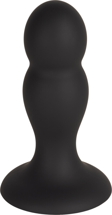 Jiggle Medium Svart Butt Plug    - Svart