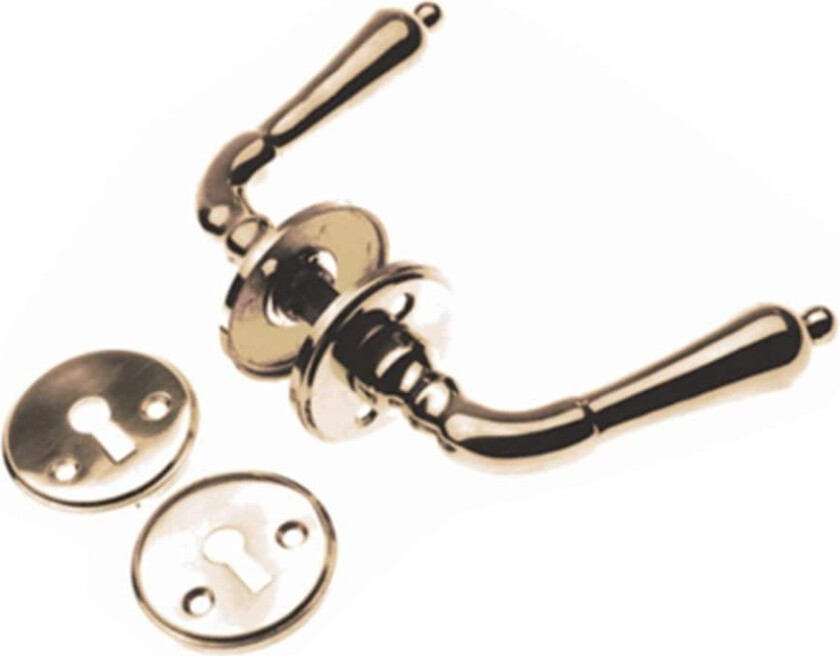 Dørhåndtak A9683 Polert messing Habo