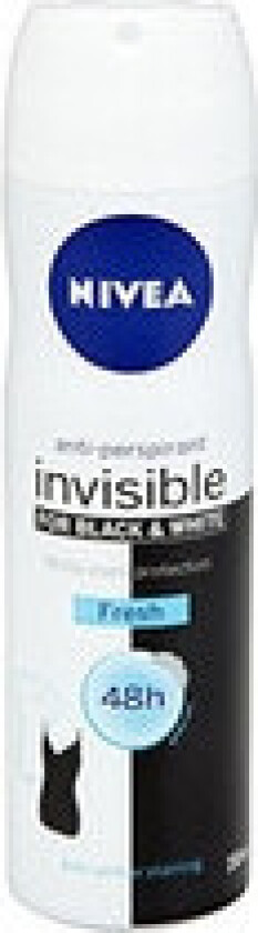 - Invisible For Black & White Fresh Antiperspirant 150ml