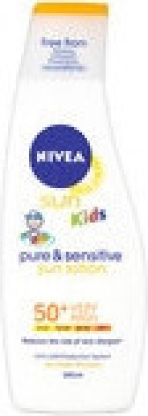 - Children's sun lotion SPF 50 + Sun Kids