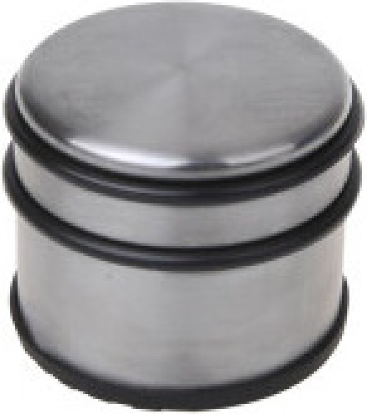 Dørstopper Ø90mm rustfritt stål