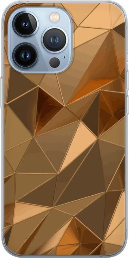 Mobildeksel til Apple iPhone 13 Pro med 3D Gull motiv