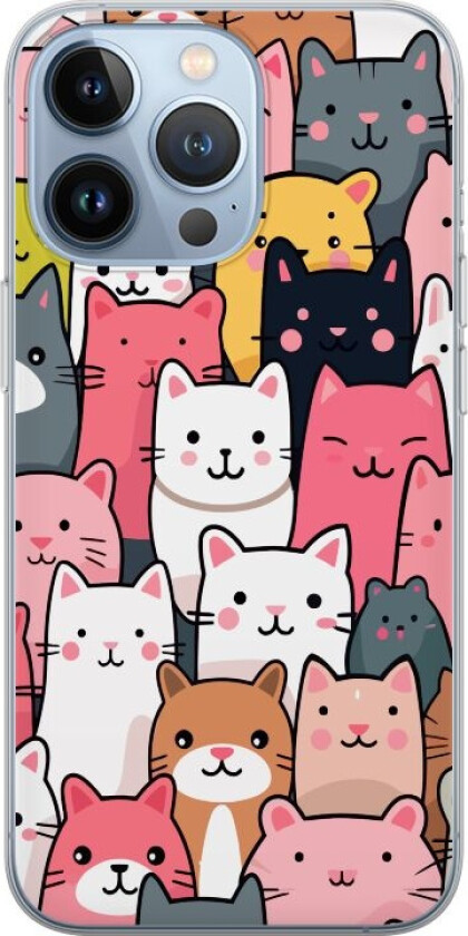 Mobildeksel til Apple iPhone 13 Pro med Kattmønster motiv