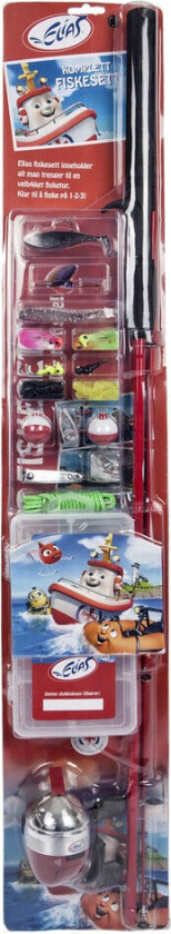 Fiskesett For Barn, Rød