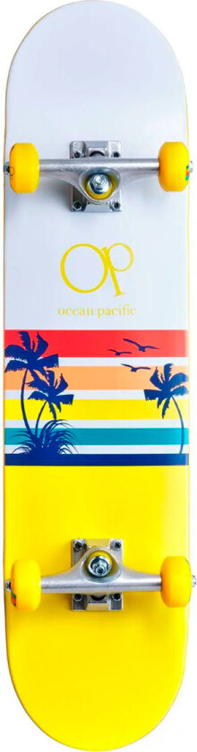 Ocean Pacific Sunset komplett skateboard 7.75tm - gul