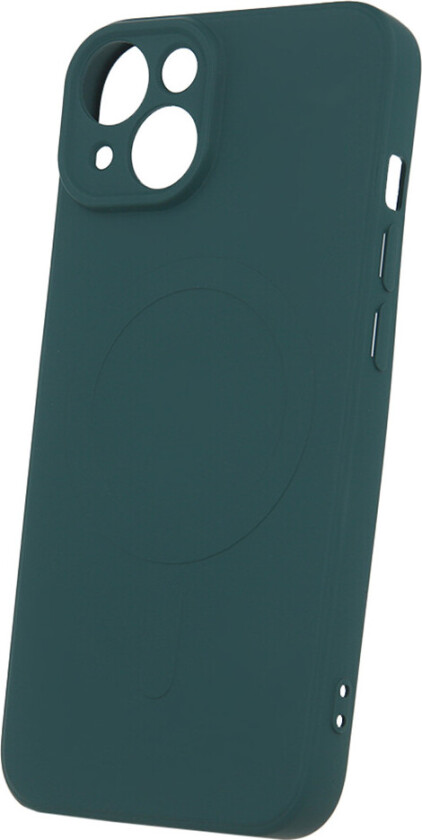 Simple Color Mag-deksel til iPhone 15 Pro - 6.1tm - Mørkegrønn