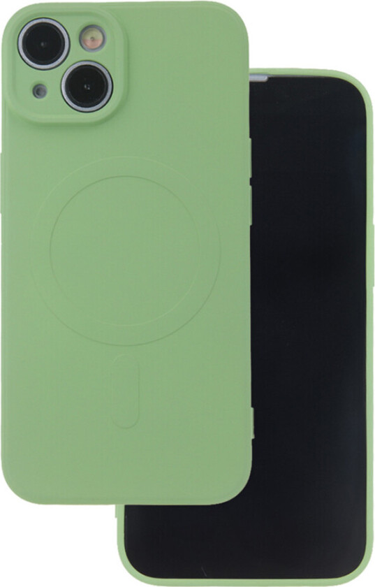 Simple Color Mag-deksel til iPhone 14 Pro Max - 6.7tm - Lysegrønn