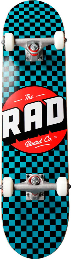 RAD Checkers Progressive Komplett Skateboard 7.75tm - Svart/grønn