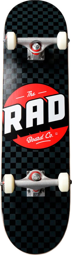 RAD Checkers Progressive Komplett Skateboard 8tm - Svart/grønn