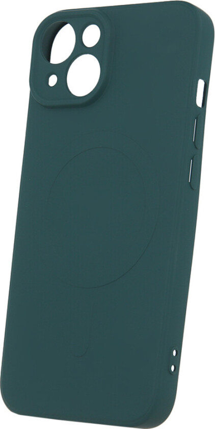 Simple Color Mag-deksel til iPhone 14 Plus - 6.7tm - Mørkegrønn