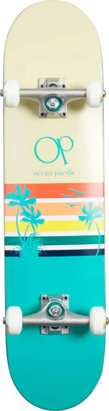 Ocean Pacific Sunset komplett skateboard 7.5tm - blågrønn