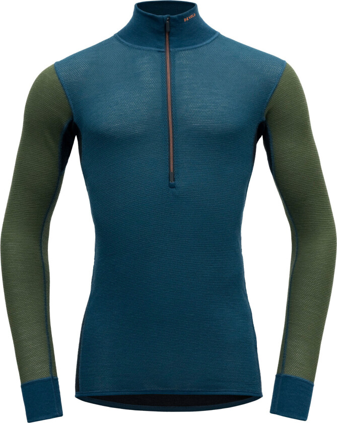 Bilde av Running Merino 130 Zip Neck Herre Flood XS