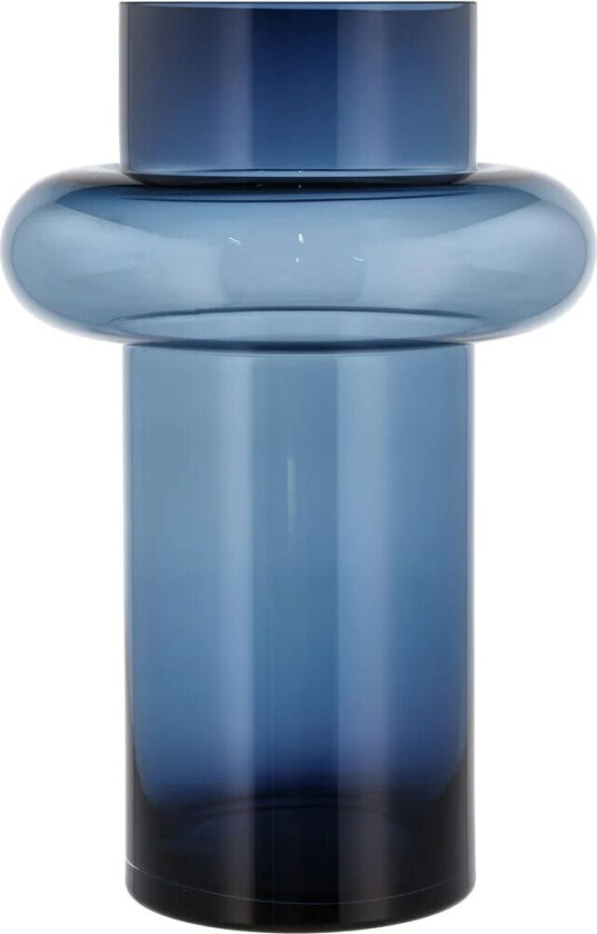 Tube glassvase 40 cm Blå