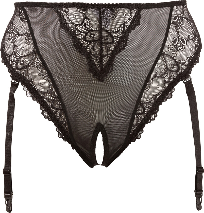 Colletti Mesh Truse med Hofteholder Plus Size - Svart - 3XL