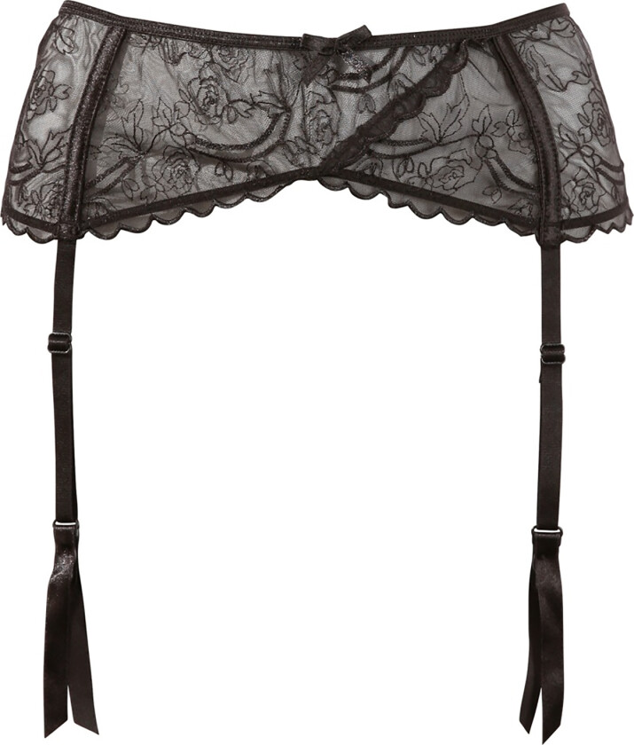 Black Lace Hofteholder - Svart - M