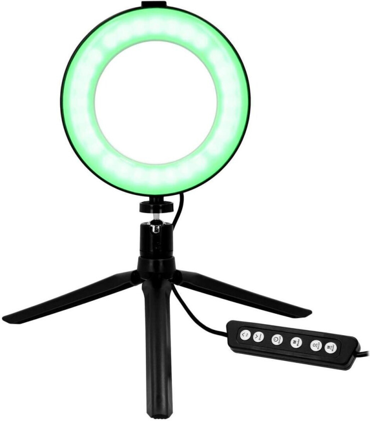 Ring Light med Stativ - 16 cm