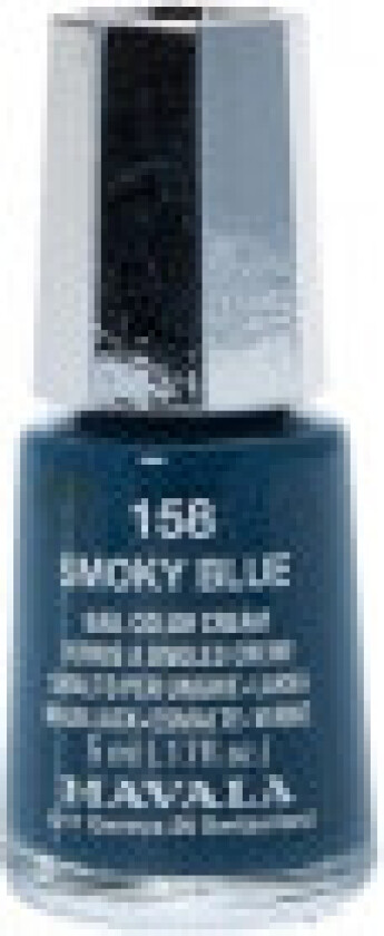 Mavala Nail Polish 158 Smoky Blue 5ml