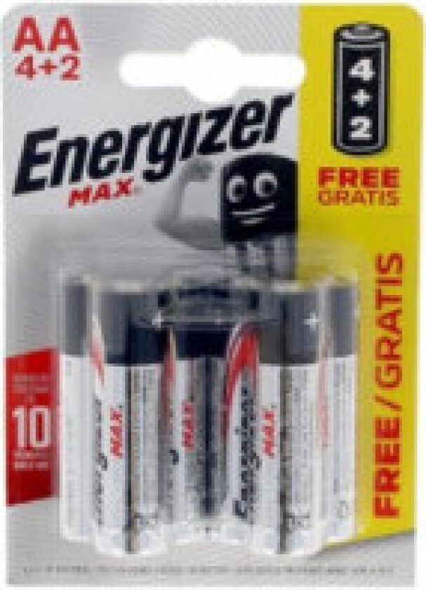 Max Power LR06 AA Batteries 6 Units