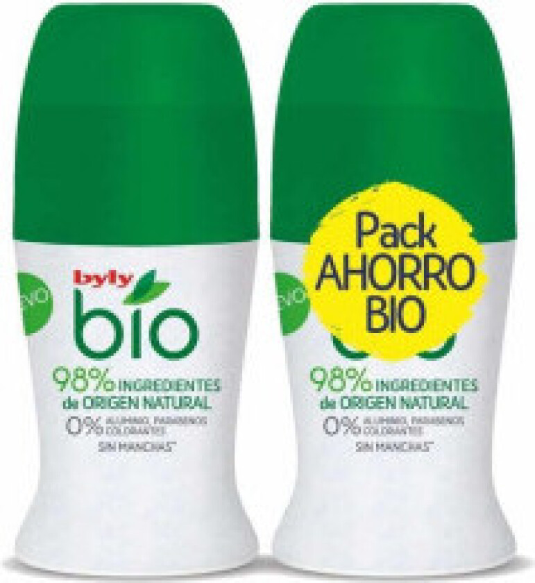 Bio Deodorant Roll On 2x50ml