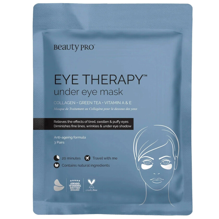 - Christmask Card With Eye Therapy Under Eye Mask