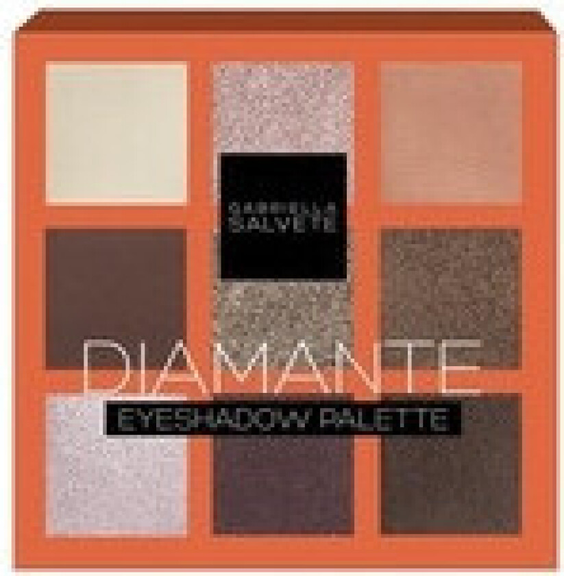 - Diamante Eyeshadow Palette Bronze - Paletka 9 očních stínů se zrcátkem 9 g