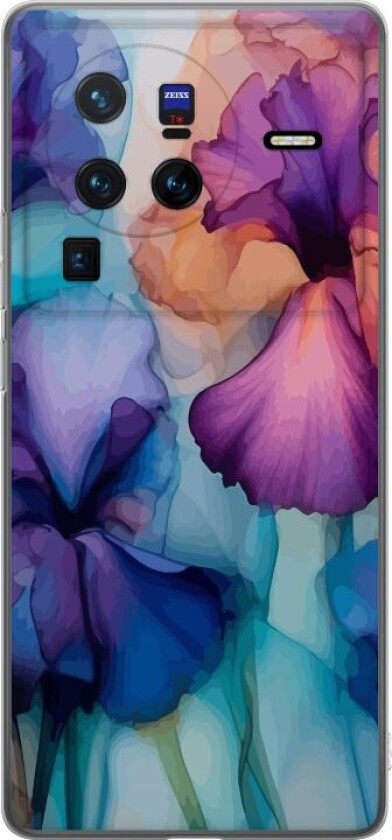 Mobildeksel til vivo X80 Pro med Magiske blomster motiv