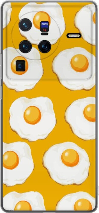 Mobildeksel til vivo X80 Pro med Stekt egg motiv