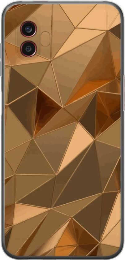 Mobildeksel til Samsung Galaxy Xcover6 Pro med 3D Gull motiv