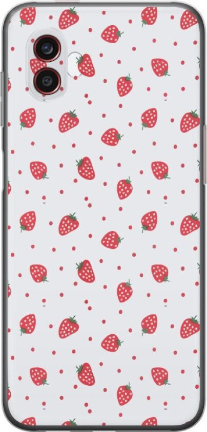 Mobildeksel til Samsung Galaxy Xcover6 Pro med Jordbær motiv