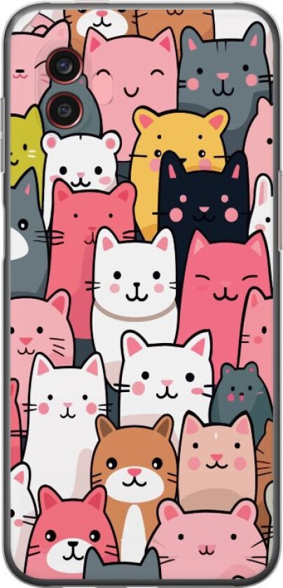 Mobildeksel til Samsung Galaxy Xcover6 Pro med Kattmønster motiv