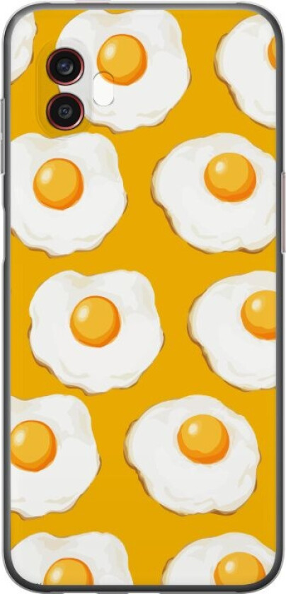 Mobildeksel til Samsung Galaxy Xcover6 Pro med Stekt egg motiv