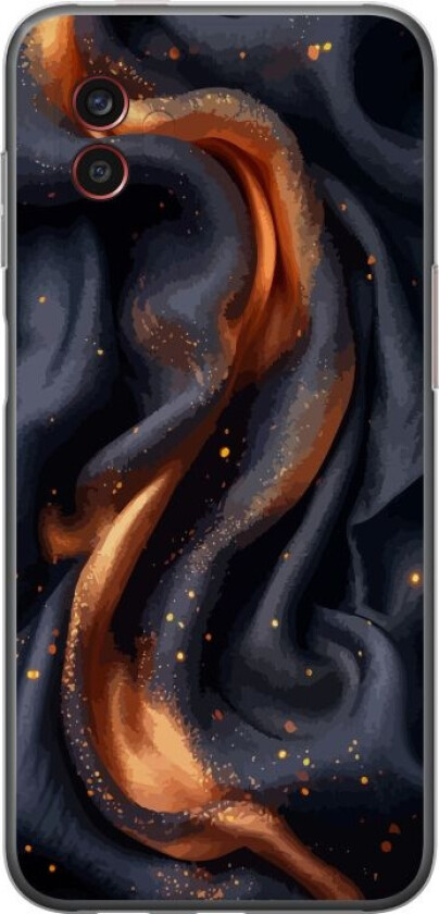 Mobildeksel til Samsung Galaxy Xcover6 Pro med Brennende silke motiv